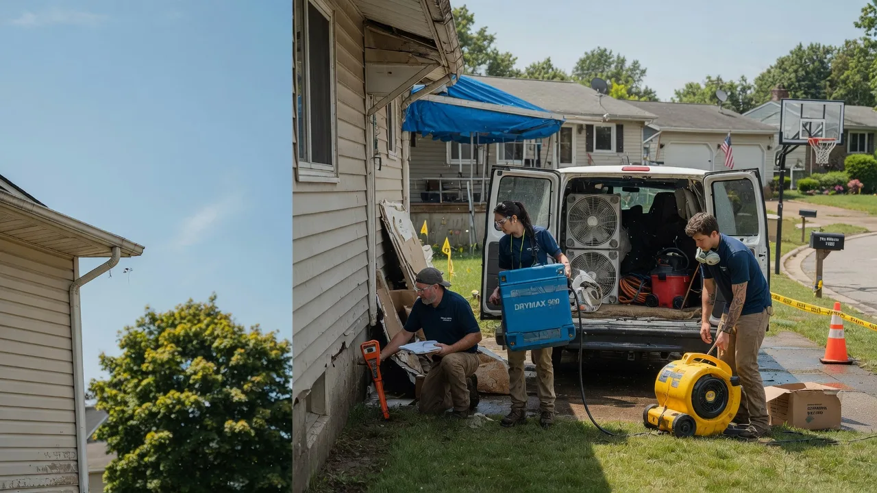 Ceiling Leak Cleanup in Archbald, PA near me